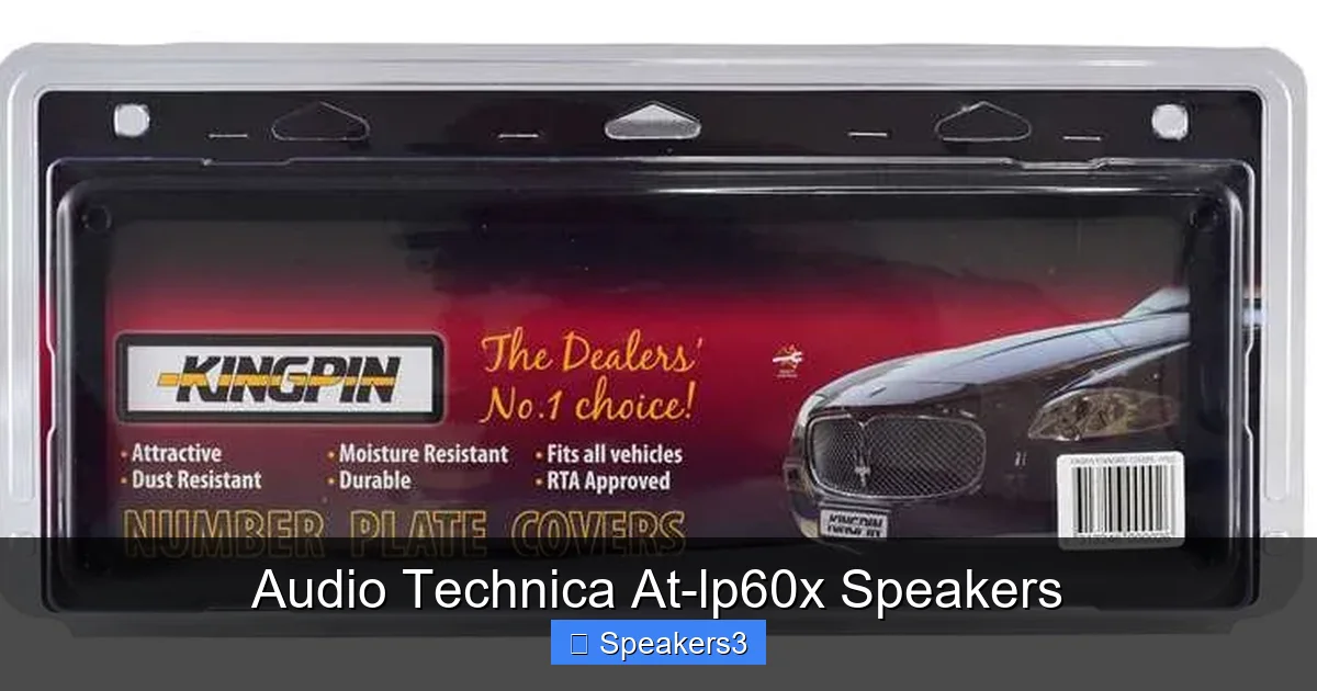 Audio Technica At-lp60x Speakers