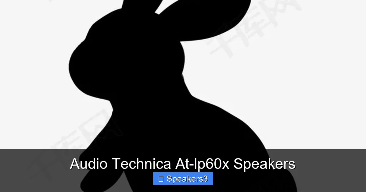 Audio Technica At-lp60x Speakers