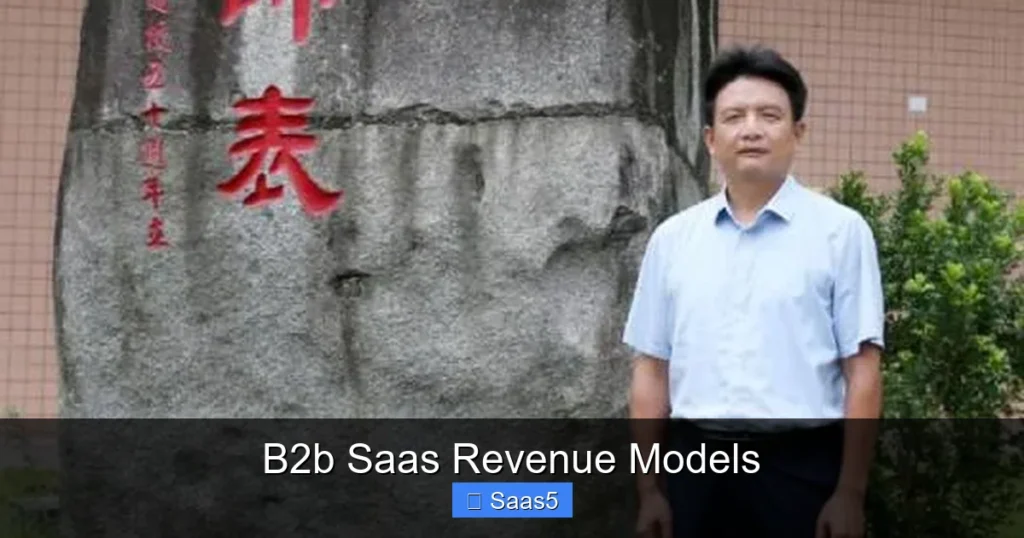 B2b Saas Revenue Models