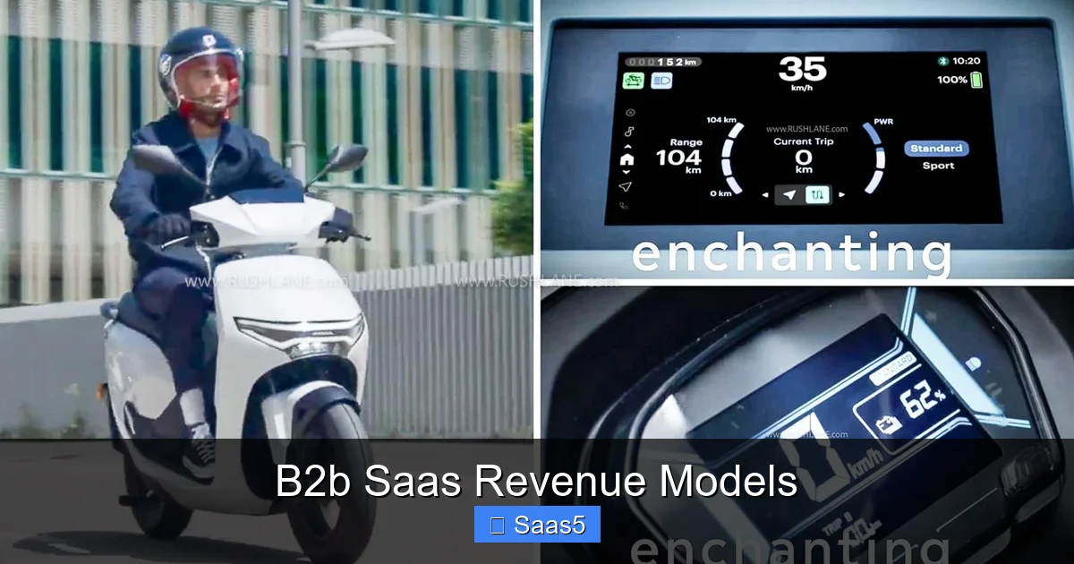 B2b Saas Revenue Models