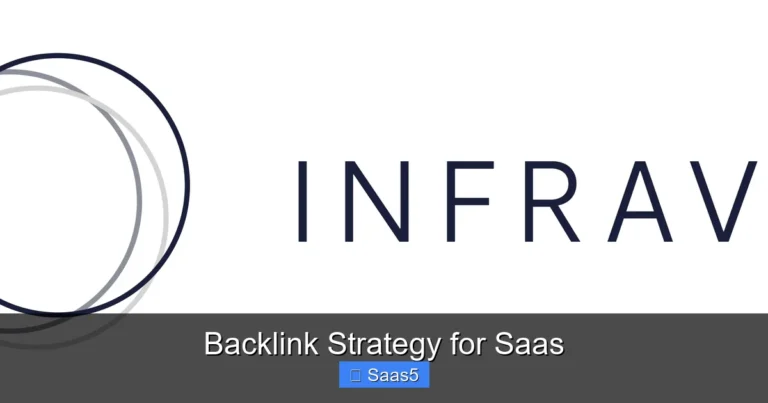 Backlink Strategy for Saas