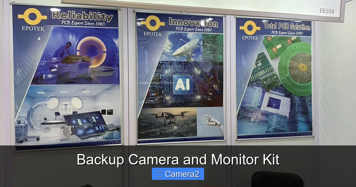 Backup Camera and Monitor Kit