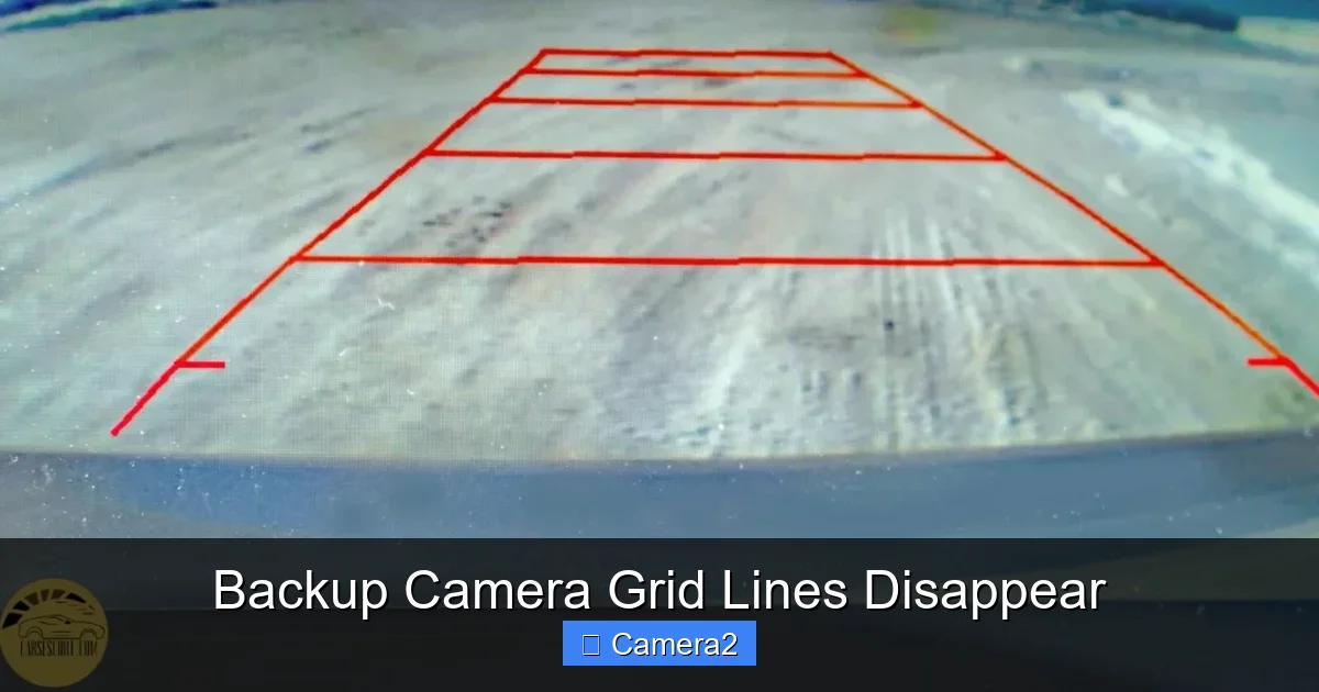 Backup Camera Grid Lines Disappear