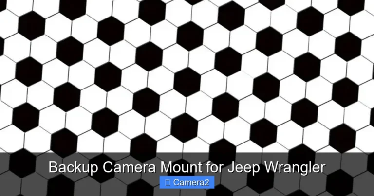 Backup Camera Mount for Jeep Wrangler