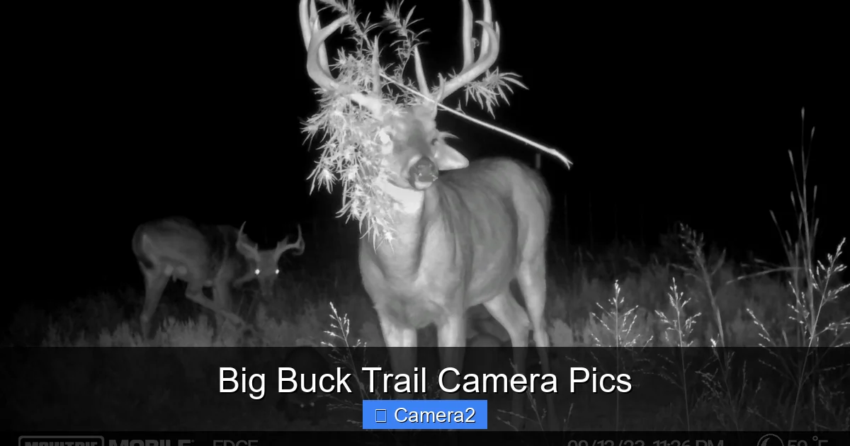 Big Buck Trail Camera Pics