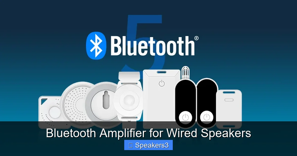 Bluetooth Amplifier for Wired Speakers