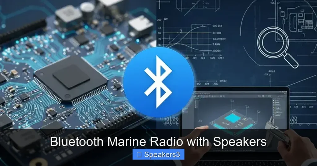 Bluetooth Marine Radio with Speakers