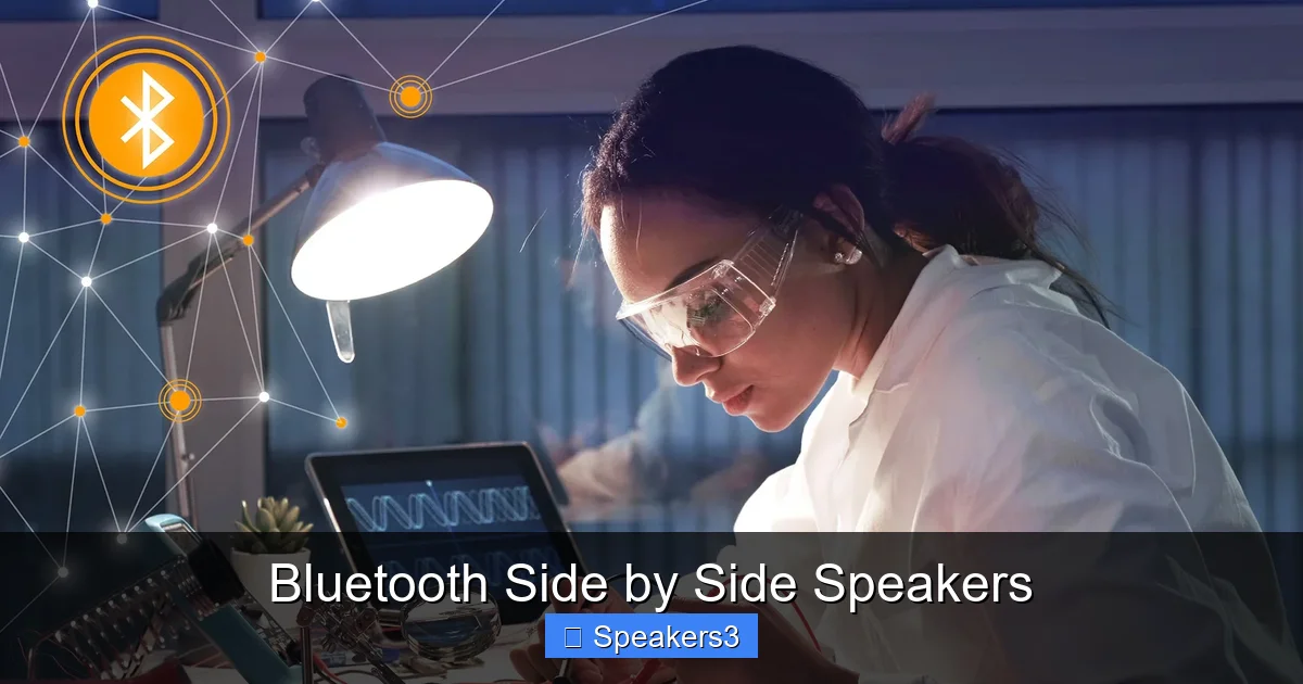 Bluetooth Side by Side Speakers