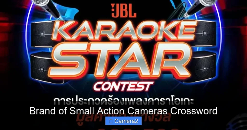 Brand of Small Action Cameras Crossword