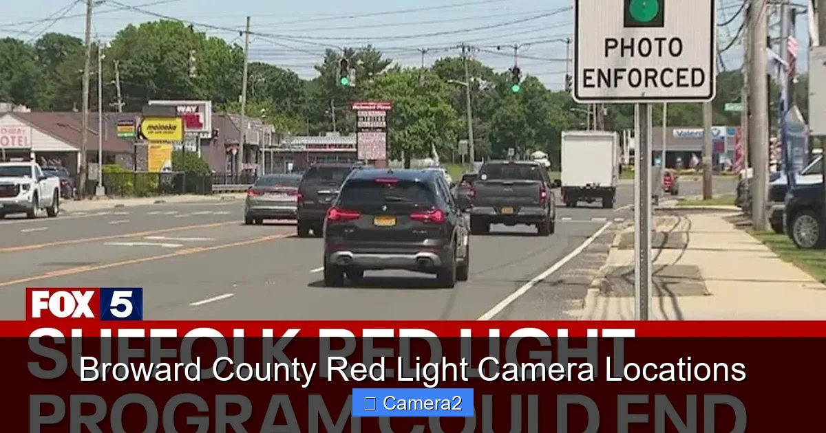 Broward County Red Light Camera Locations