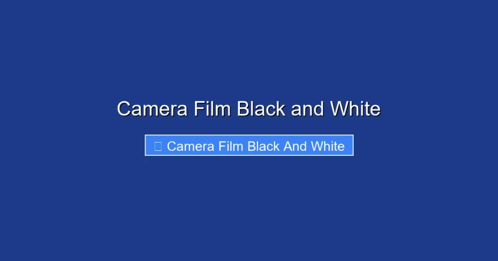 Camera Film Black and White