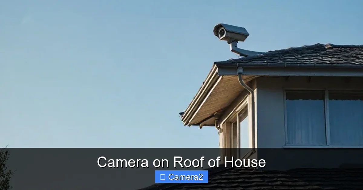 Camera on Roof of House