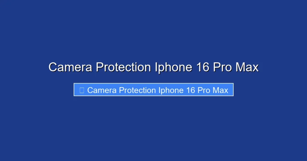 Camera Protection Iphone 16 Pro Max