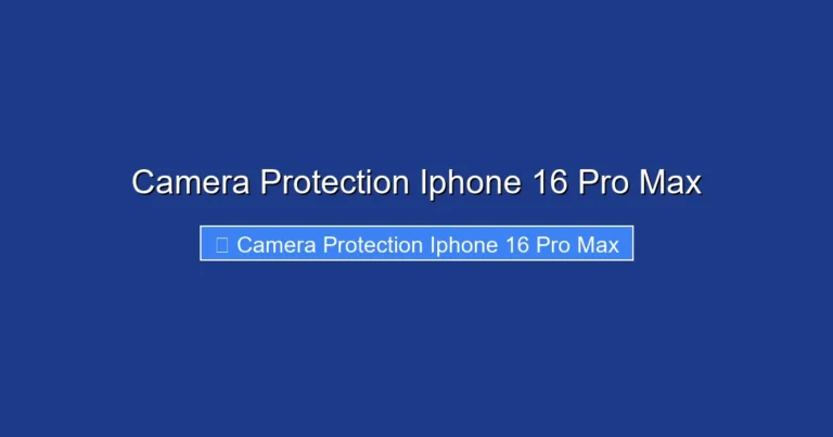 Camera Protection Iphone 16 Pro Max