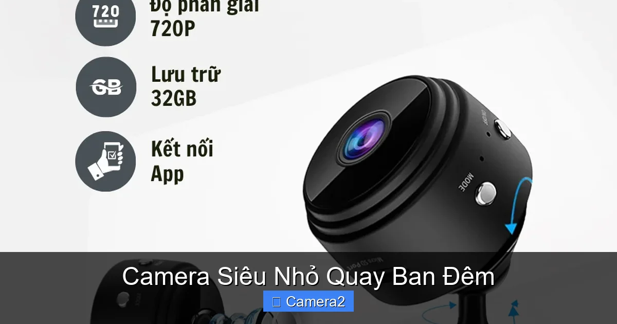 Camera Siêu Nhỏ Quay Ban Đêm