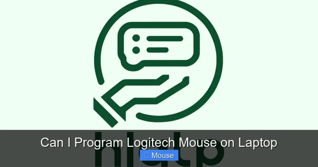Can I Program Logitech Mouse on Laptop