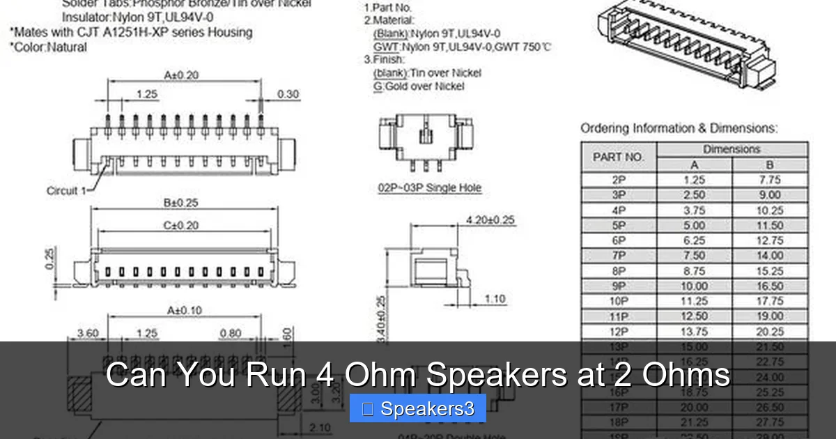 Can You Run 4 Ohm Speakers at 2 Ohms