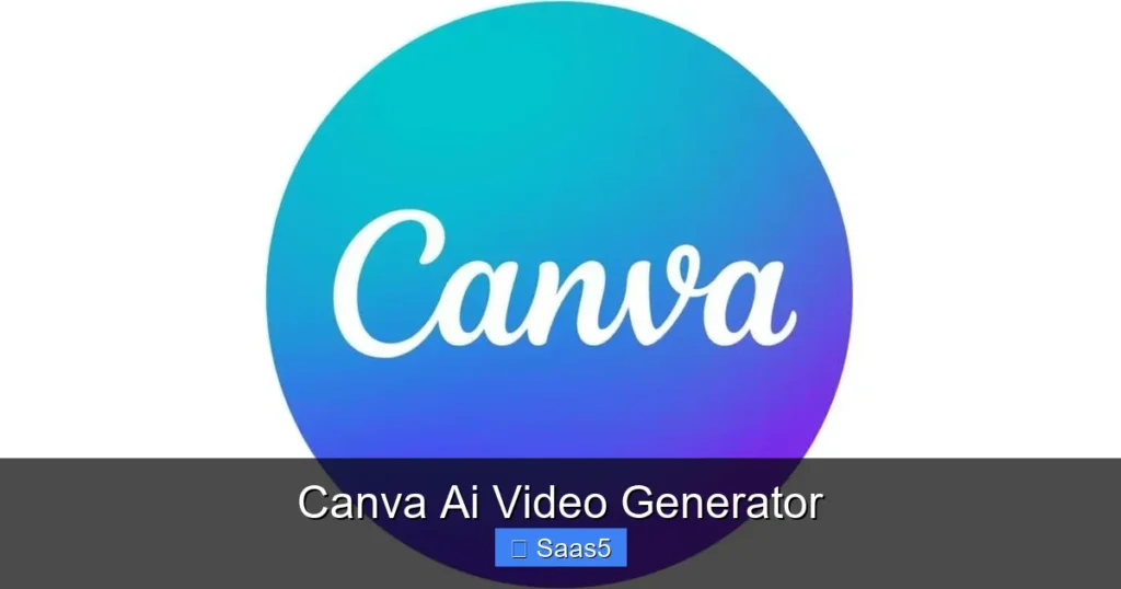 Canva Ai Video Generator