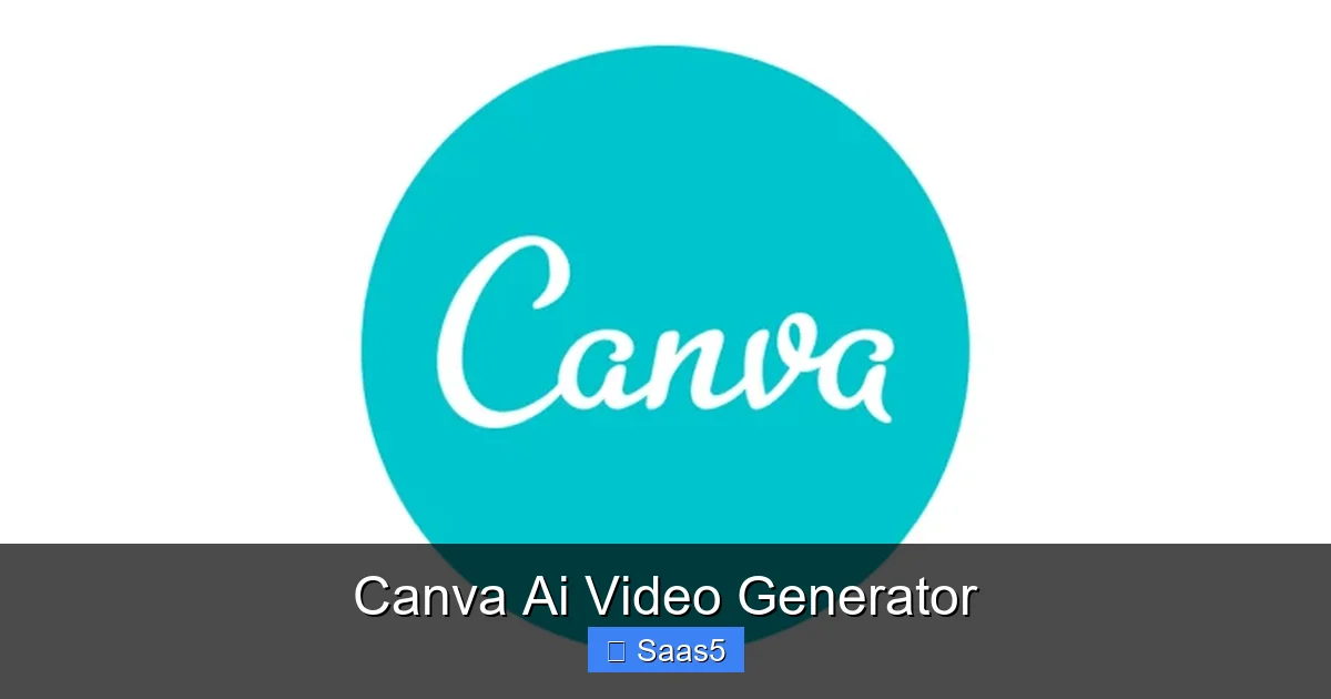 Canva Ai Video Generator
