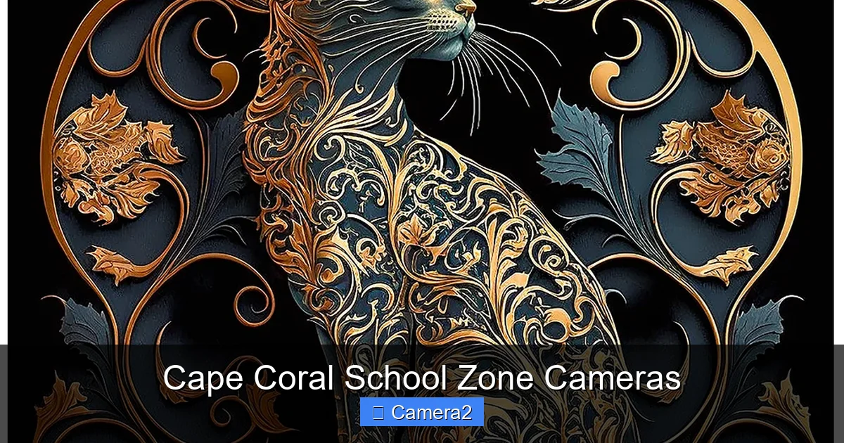 Cape Coral School Zone Cameras