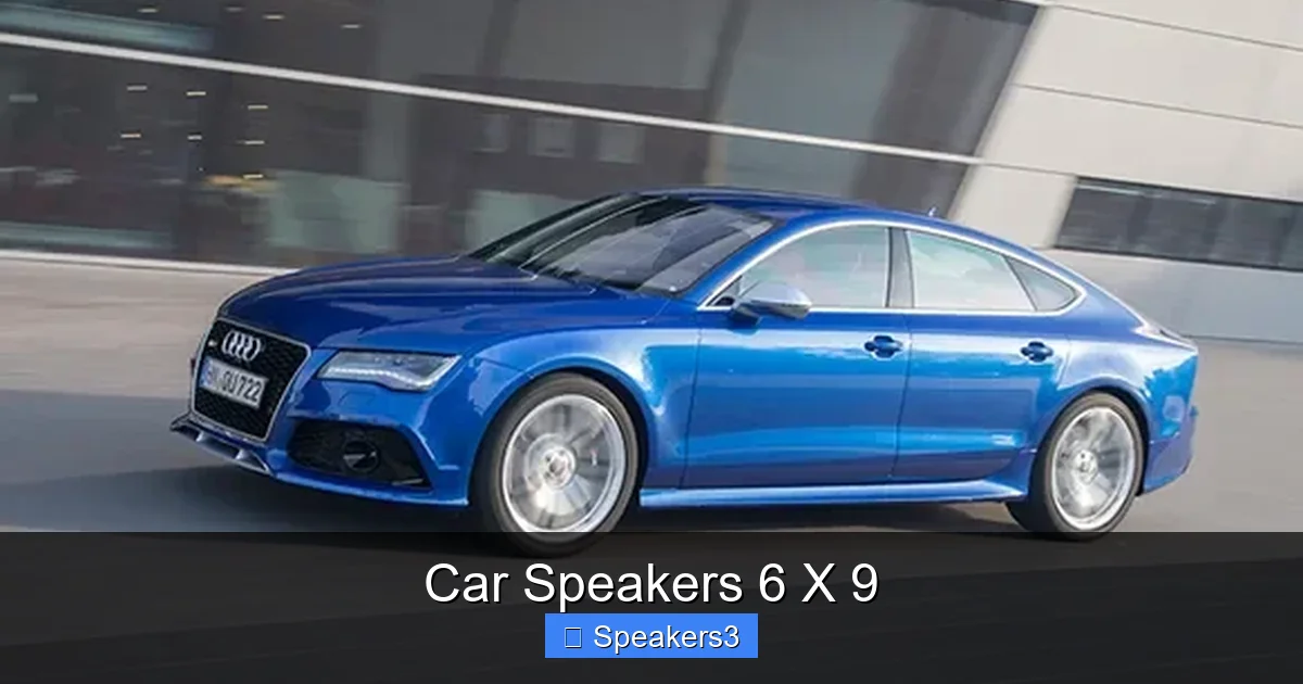 Car Speakers 6 X 9