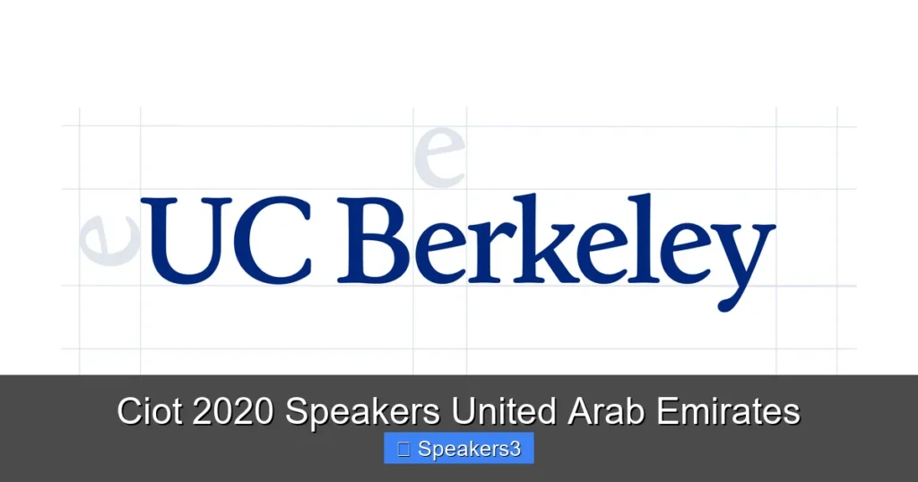 Ciot 2020 Speakers United Arab Emirates