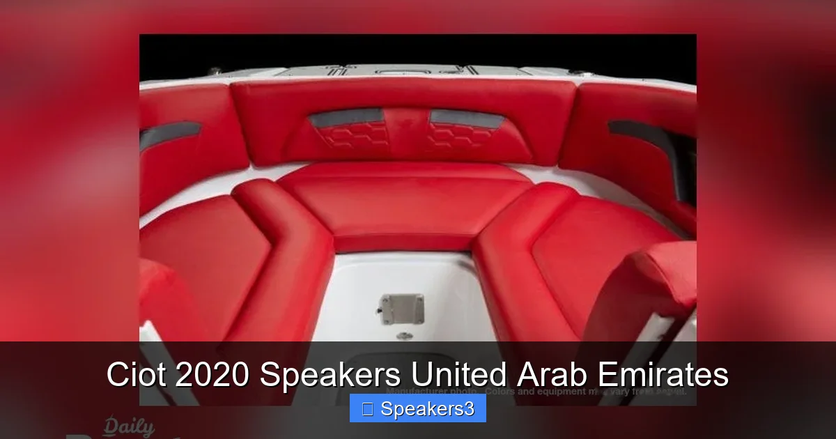 Ciot 2020 Speakers United Arab Emirates