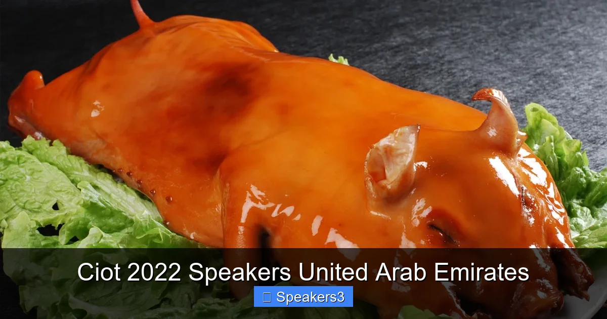 Ciot 2022 Speakers United Arab Emirates