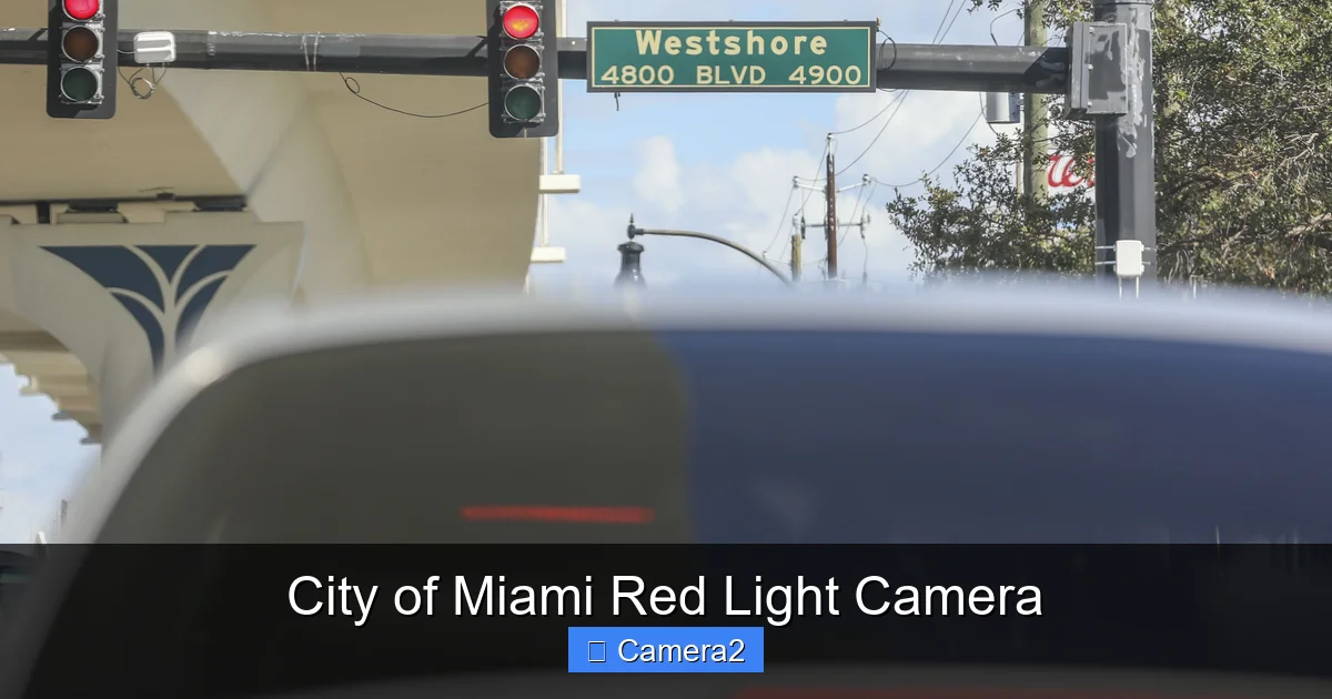City of Miami Red Light Camera