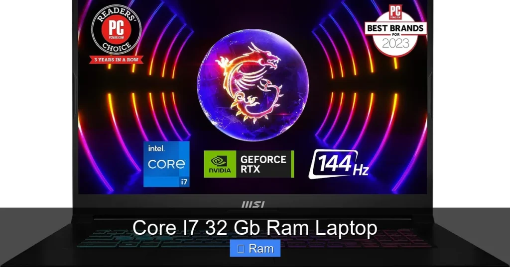 Core I7 32 Gb Ram Laptop