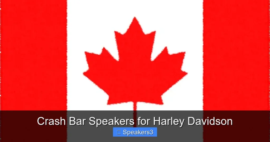 Crash Bar Speakers for Harley Davidson