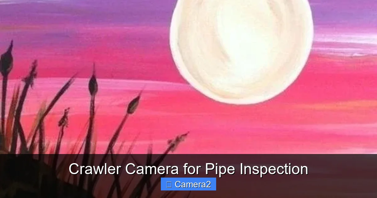 Crawler Camera for Pipe Inspection