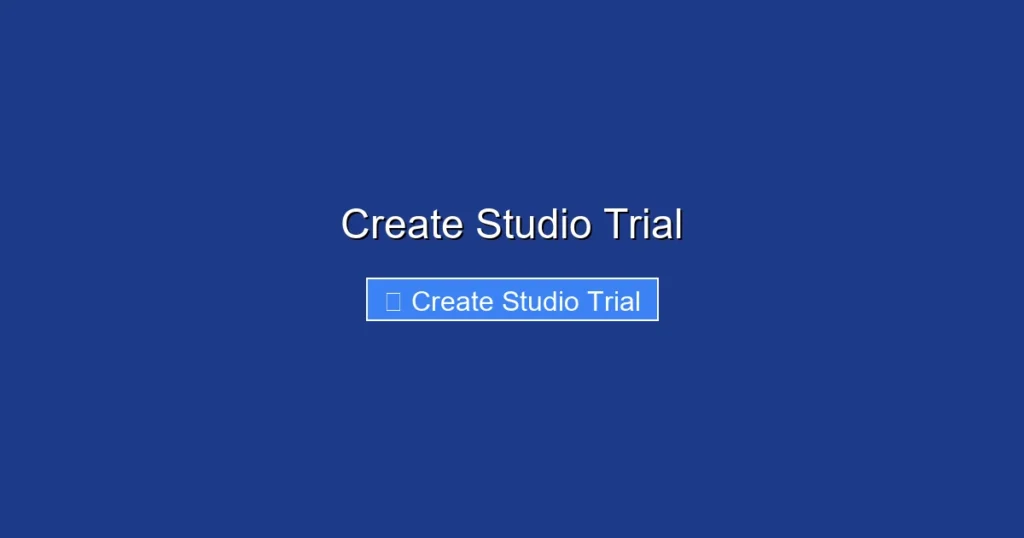 Create Studio Trial