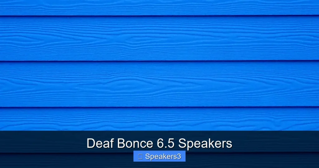 Deaf Bonce 6.5 Speakers