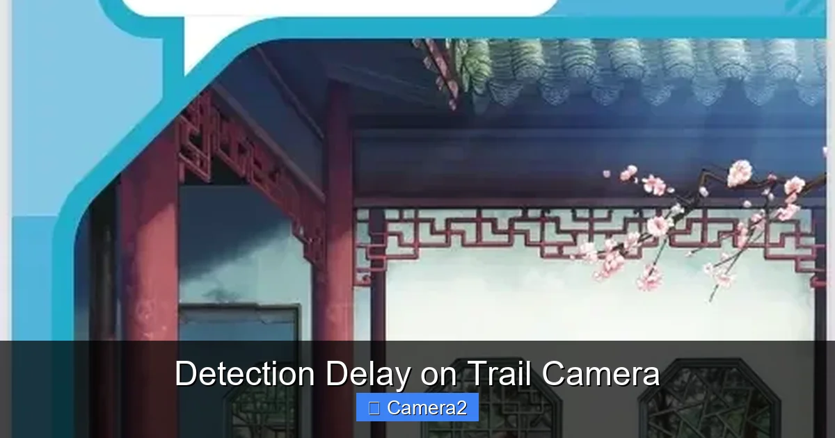Detection Delay on Trail Camera