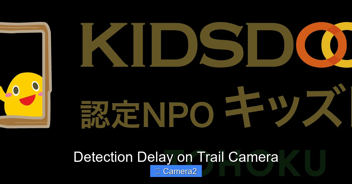 Detection Delay on Trail Camera