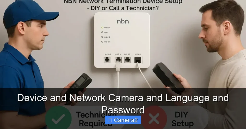 Device and Network Camera and Language and Password
