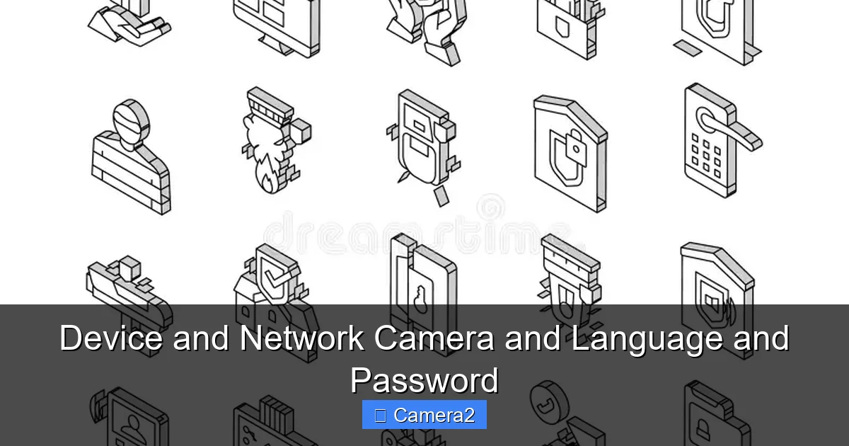 Device and Network Camera and Language and Password