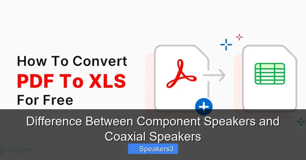 Difference Between Component Speakers and Coaxial Speakers