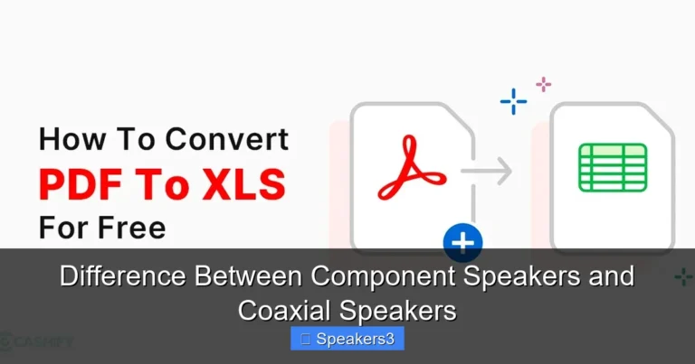 Difference Between Component Speakers and Coaxial Speakers