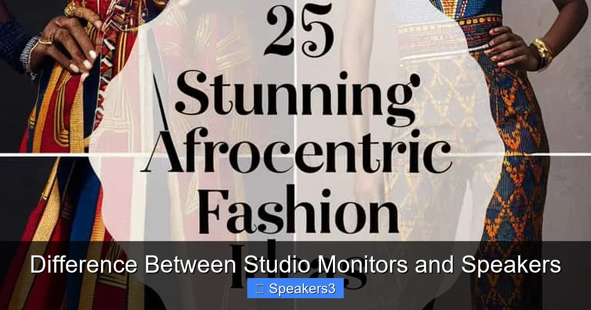 Difference Between Studio Monitors and Speakers