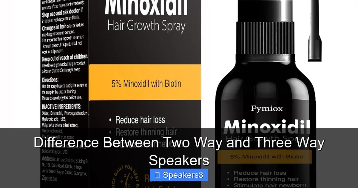 Difference Between Two Way and Three Way Speakers