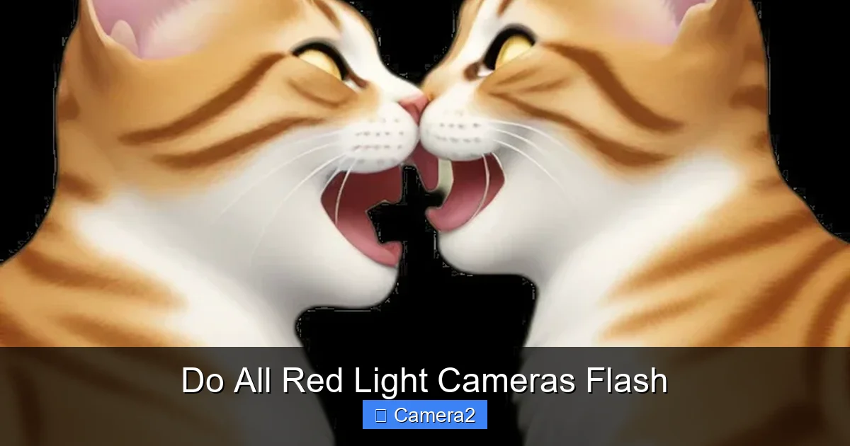 Do All Red Light Cameras Flash