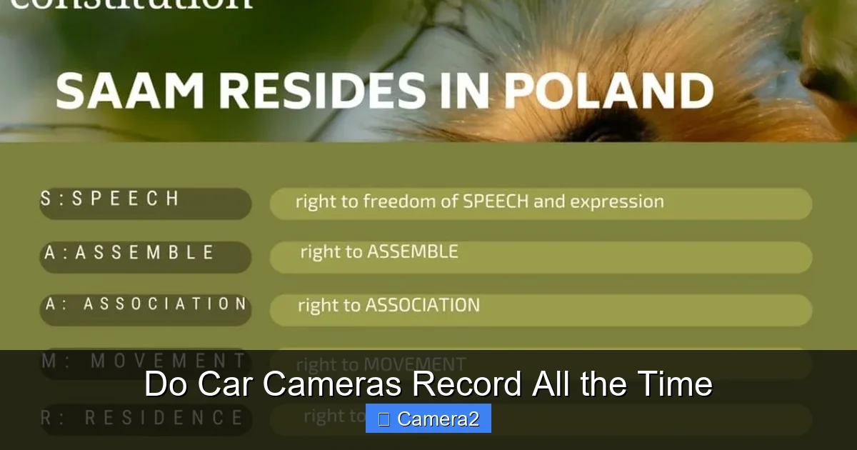 Do Car Cameras Record All the Time