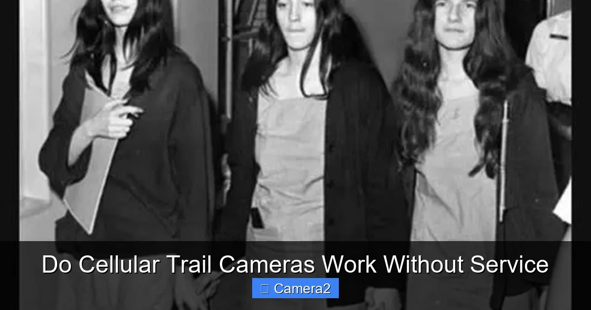 Do Cellular Trail Cameras Work Without Service