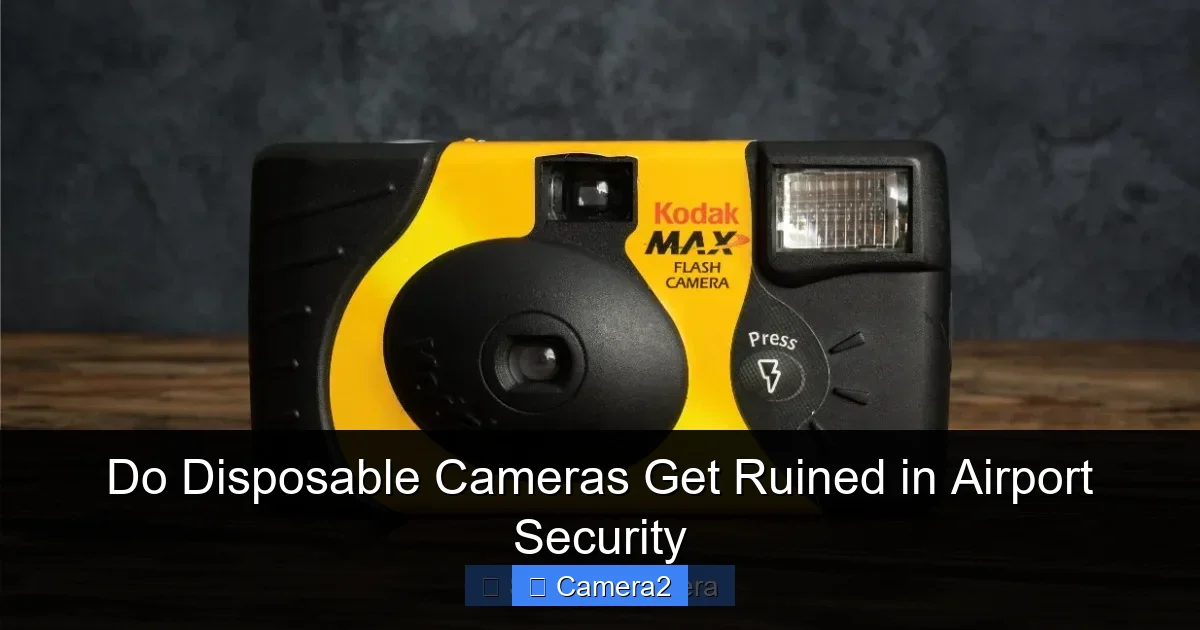 Do Disposable Cameras Get Ruined in Airport Security