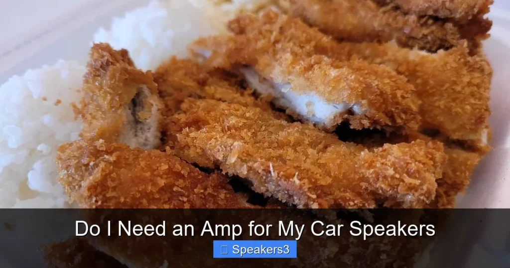 Do I Need an Amp for My Car Speakers