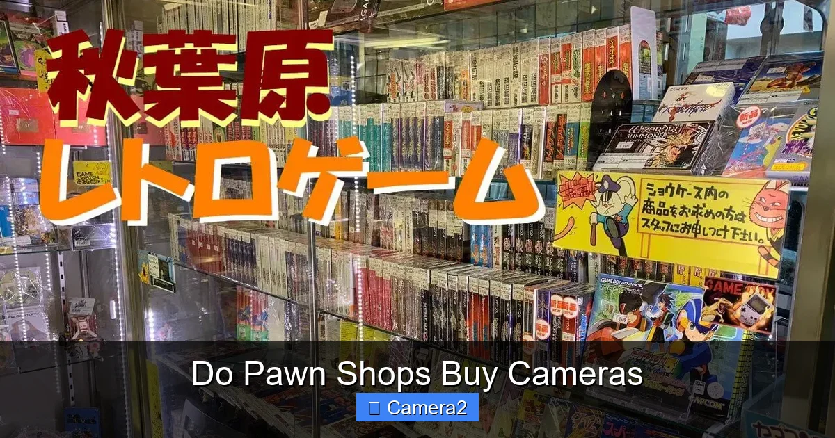 Do Pawn Shops Buy Cameras