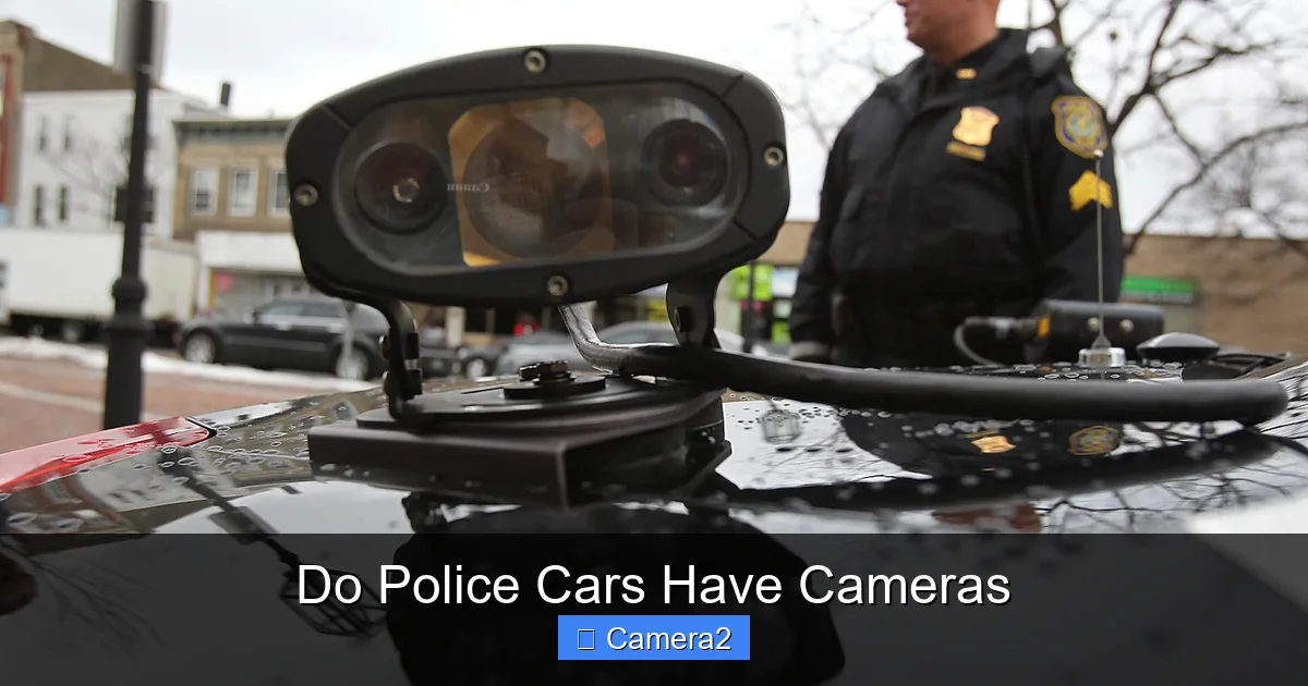 Do Police Cars Have Cameras