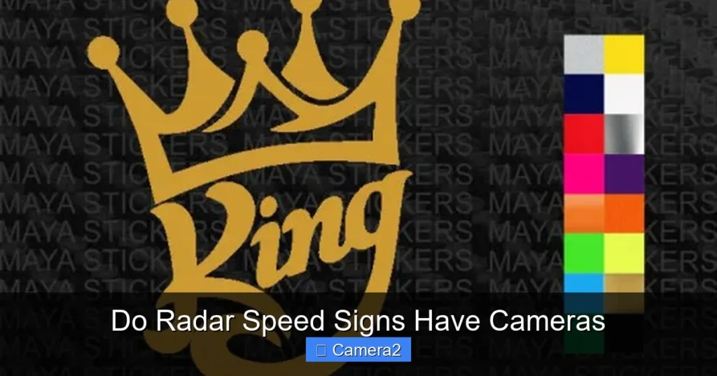 Do Radar Speed Signs Have Cameras